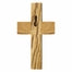 Cruz de pared personalizada de madera de arce y latón para niño de primera comunión de 10.0 in