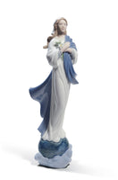 Blessed Virgin Mary Figurine by Lladro, 12 inches - St. Mary's Gift Store