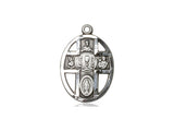 1st Communion 5-Way / Chalice Pendant, 3/4 inch. Medal Only.