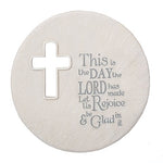 "This Is The Day the Lord has Made" Round Plaque, 8 3/4 inches - St. Mary's Gift Store