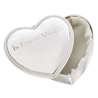"In loving Memory" Heart-shaped Keepsake Box - St. Mary's Gift Store
