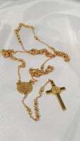 Gold Plated St. Benedict Rosary - St. Mary's Gift Store