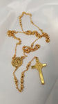 Gold Plated St. Benedict Rosary - St. Mary's Gift Store