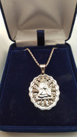 Sterling Silver Cherub Pendant - St. Mary's Gift Store