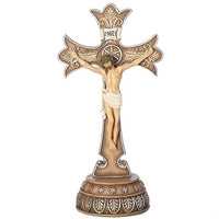 12" Tabletop Crucifix, 12 inches - St. Mary's Gift Store