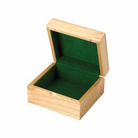 Baby Boy Maple Wood Keepsake Baptism Box 4 3/4 inches - St. Mary's Gift Store
