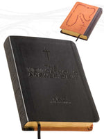 The New Catholic Answer Bible  Large Print -- Black / Brown - St. Mary's Gift Store