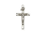 Crucifijo de Plata de Ley 7/8 x 1/2". Sólo medalla.