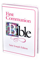 Jt. Joseph First Communion Bible -Girl - St. Mary's Gift Store