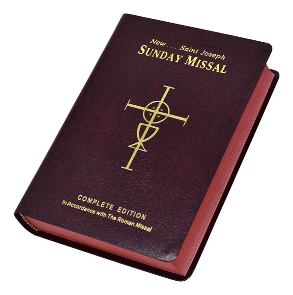 St. Joseph Sunday Missal - Burgundy Cover - St. Mary's Gift Store