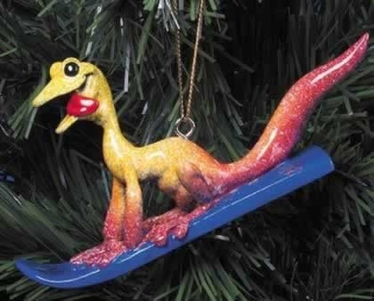 Kitty's Critters "Whoopie" Gecko Christmas Ornament - St. Mary's Gift Store