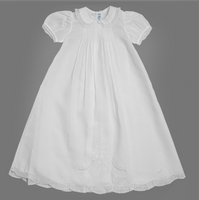 Feltman Brothers Girls Ruffle Lace Collar Gown Set. 6- months - St. Mary's Gift Store