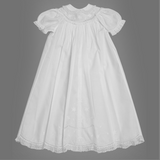 Feltman Brothers Girls Scalloped Yoke Christening/Baptism/Special Occasion Gown Set. 6-9 months - St. Mary's Gift Store