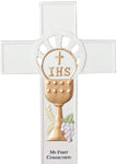 "My First Communion" Cross  Porcelain Cross, 8.5 inches - St. Mary's Gift Store