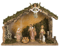 Fontanini 5 Piece Nativity Set with Manger - Made in Italy - St. Mary's Gift Store