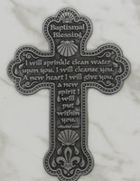 Baptism Picture Frame with Petwer Cross, - St. Mary's Gift Store