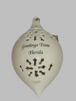 "Greetings from Florida" Christmas Tree Ornament - St. Mary's Gift Store